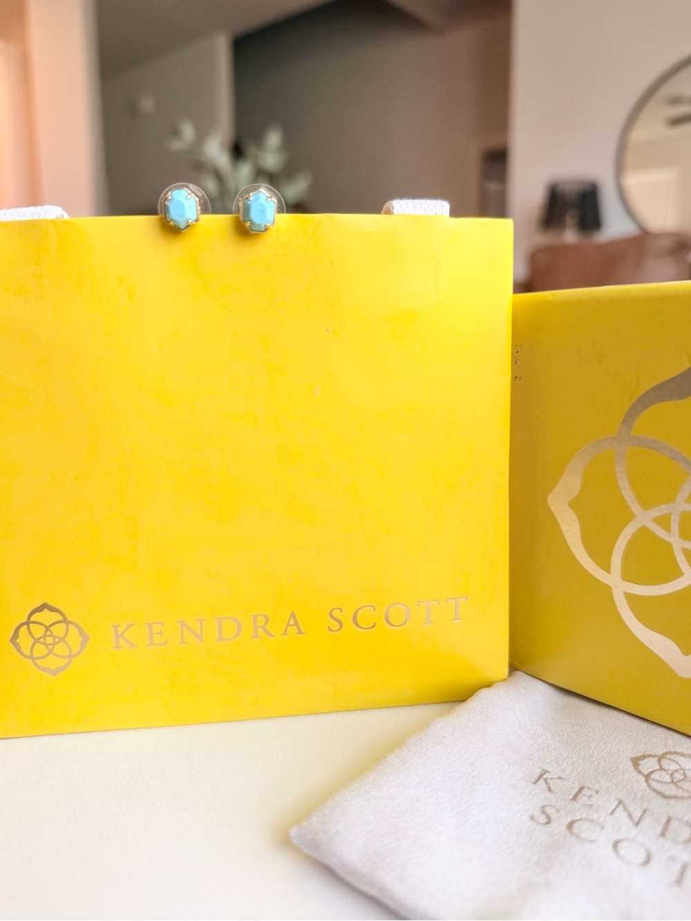 Kendra Scott Turquoise Stud Earrings